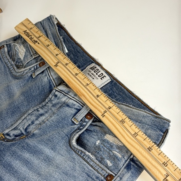 Agolde Sophie High Rise Skinny Crop Jeans in Vertigo Size 23 - Picture 8 of 10